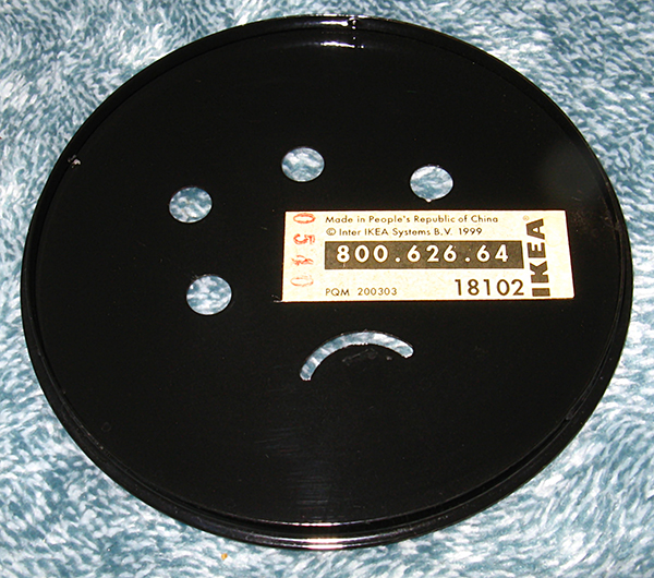 1999 IKEA Back Cover Label